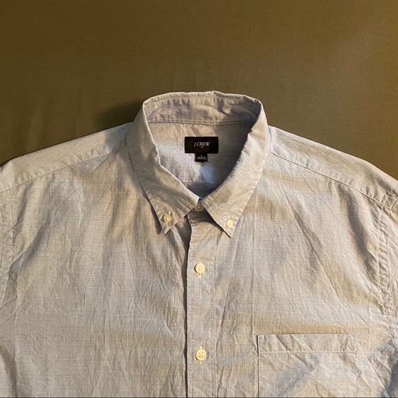3x Blue J. Crew Button-Down Dress Shirts (LG) - Picture 4 of 8